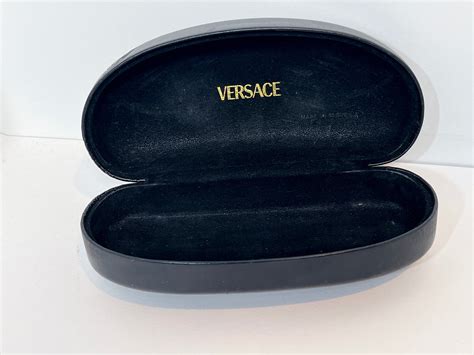 versace eyeglass cases.